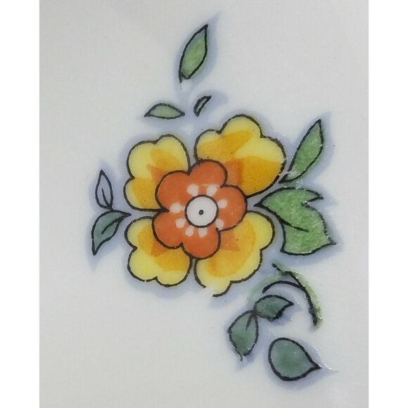 Bohemia Ceramic Works Floral Oval Vegetable Serving Dish Czechoslovakian 1945 - Picture 5 of 8